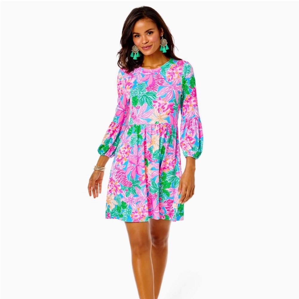 NWT Lilly Pulitzer Auralia Dress in Multi Tigers Lair
